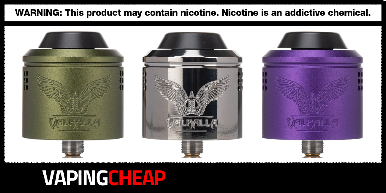 Vaperz Cloud Valhalla V2 Mini 30mm RDA 49 99 USA Vaping Cheap Deals