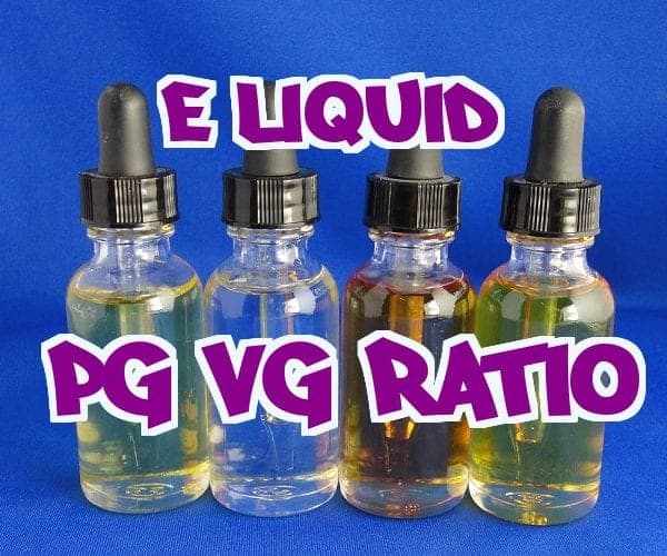Best E-Liquid PG/VG Ratio e-juice