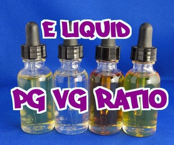 Best e-liquid pg/vg ratio e-juice