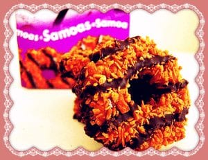 girl scout samoa cookie