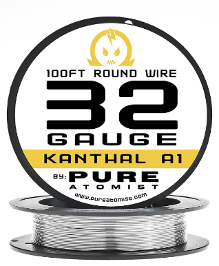 32g Gauge kanthal A1 Wire 100 Roll 32 AWG 0.20mm by PURE ATOMIST