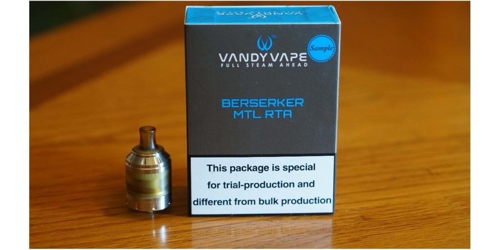 Vandy Vape Berserker MTL RTA Review