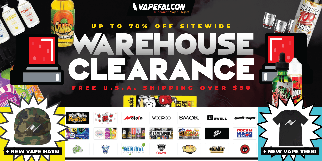 VapeFalcon.com WEEKEND CLEARANCE - Up to 70% OFF Premium E ...