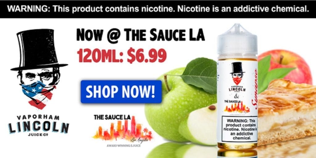 Vaporham Lincoln 120ml Only $6.99!