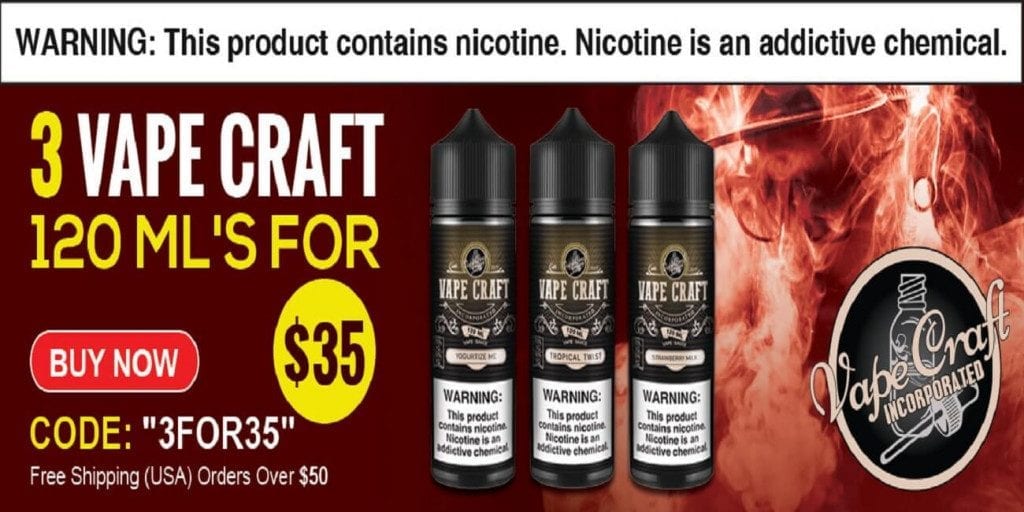 Vapecraft 3x120ml sale