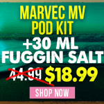 Marvec mv pod kit + 30ml salt $18. 99 (usa)