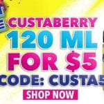 Big fat juice custaberry 120ml $5. 00