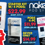 Naked 100 pod starter kit $22. 99 (usa)