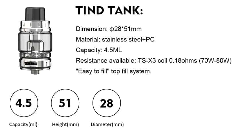 Tesla tind mesh sub ohm tank tesla tind mesh tank $12. 13