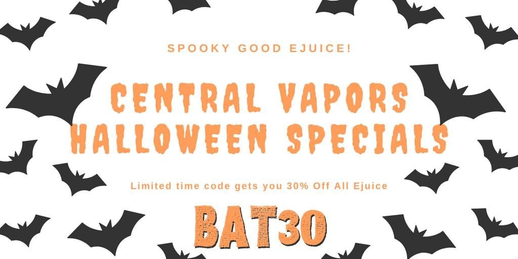 Central vapors halloween sale 2019 spooky good ejuice, 30% off!