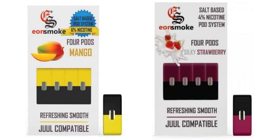 Eonsmoke juul compatible vape pods cheap refillable pods compatible with juul