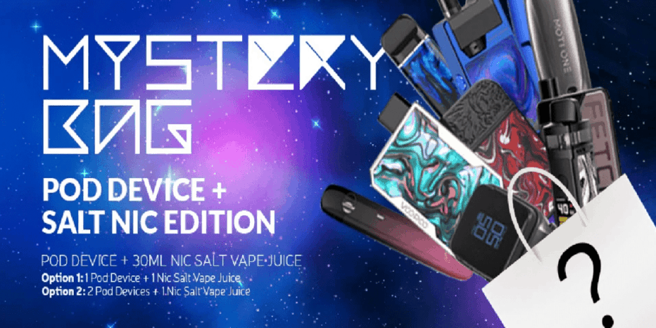 Eightvape mystery bag pod device nic salt eightvape mystery box (pod device + 30ml ejuice) $17. 95