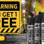 Warning e-liquid sale