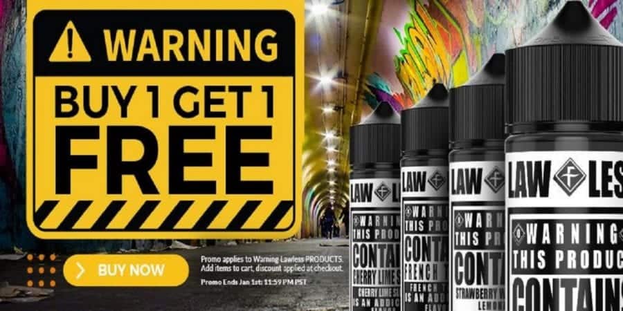 Warning E-Liquid Sale