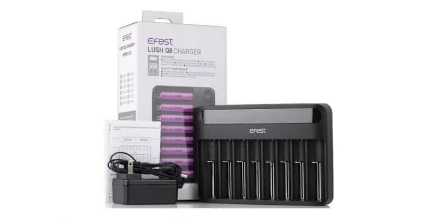 Efest lush q8 vape charger scaled efest lush q8 battery charger $30. 95 (usa)