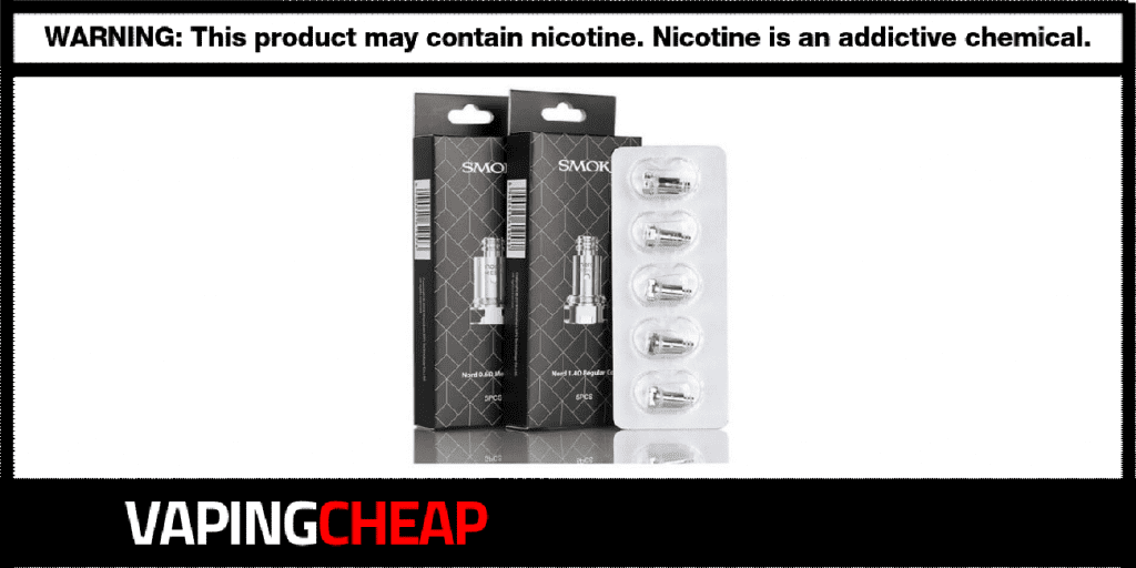 Smok nord coils 5 pack smok nord coils 5 pack $8. 92 (usa)