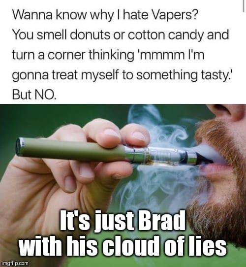C'mon Brad. I thought you were cool.