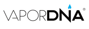 VaporDNA logo featuring a stylized flame above the letter 'N' in DNA, representing a leading online vape store.