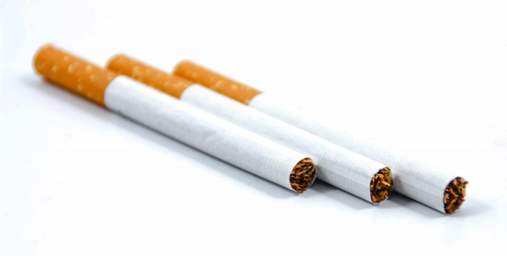 How much nicotine is in a cigarette?