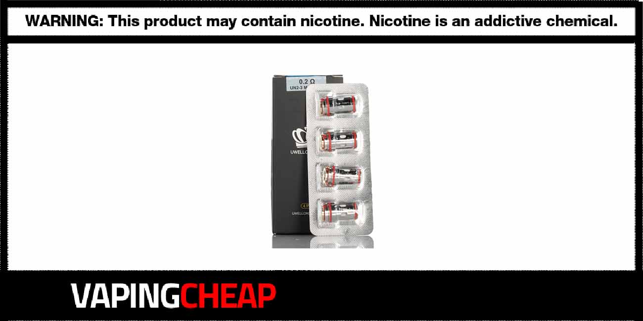 Uwell Crown 5 Replacement Coil Uwell Crown 5 Replacement Coil 4 Pack $8.17
