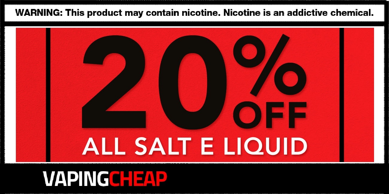 Breazy Salt E Juice Sale Nov 2021 Breazy Black Friday Countdown Sale! 20% Off Salt E-Liquids