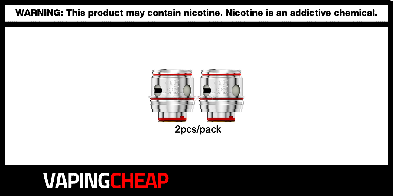 Uwell Valyrian 3 Replacement Coil Uwell Valyrian 3 Replacement Coil 2-Pack $10.01