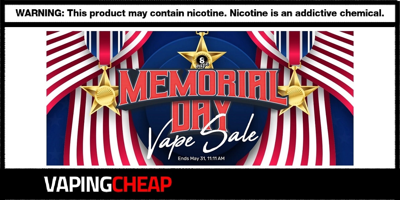 Eight Vape Memorial Day Sale 2022
