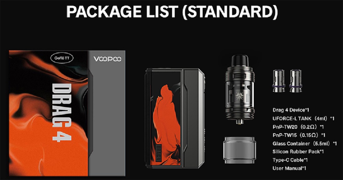 Voopoo drag 4 starter kit voopoo drag 4 mod $30. 89 | kit $38. 99