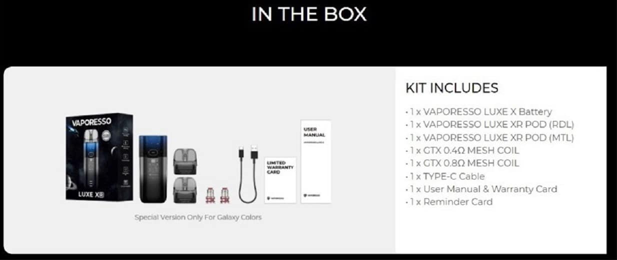 Vaporesso luxe xr pod vape vaporesso luxe xr pod kit $20. 49