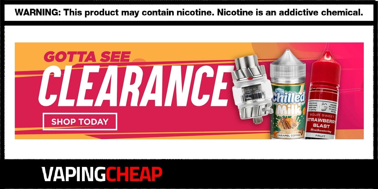 Clearance Weekend Sale! Up to 67 Off Vaping Cheap Deals