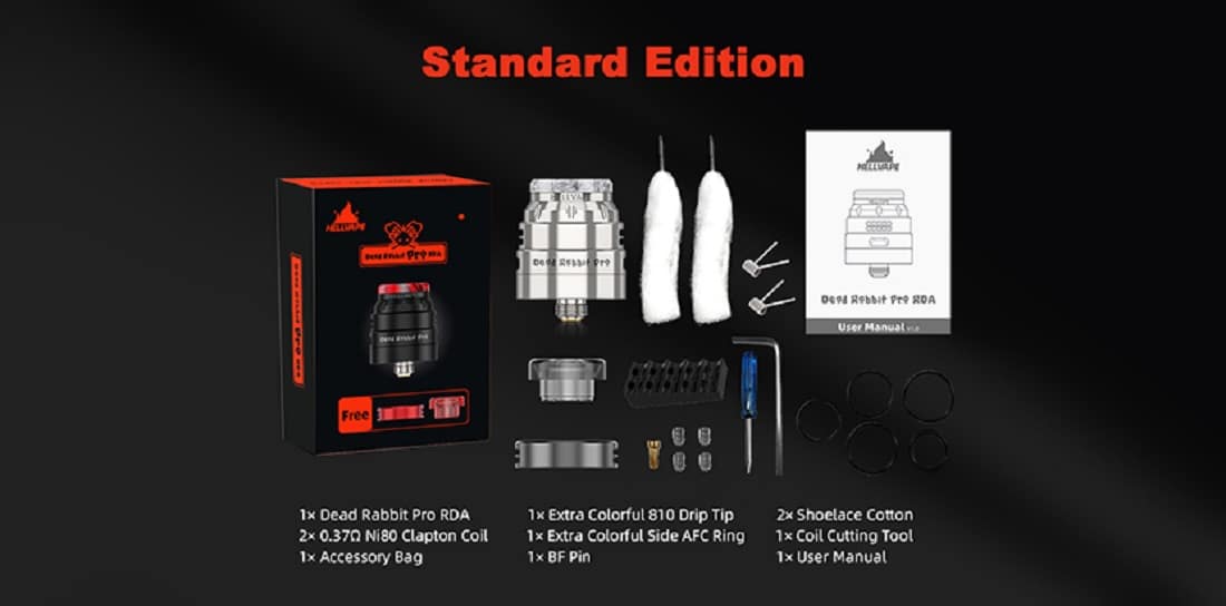 Hellvape dead rabbit pro rda 24mm hellvape dead rabbit pro rda $19. 99