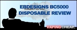 Ebdesign (elf bar) disposable review vaping